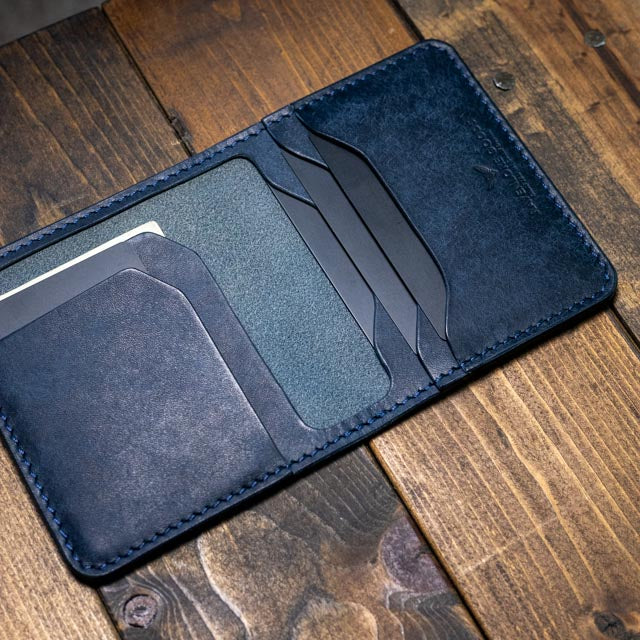 The Muninn Bifold Wallet - Navy Pueblo