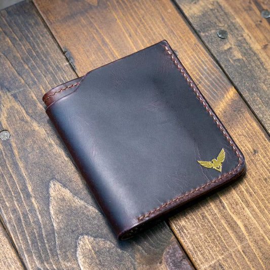 The Huginn Bifold Wallet - Tobacco Wax Pull-Up