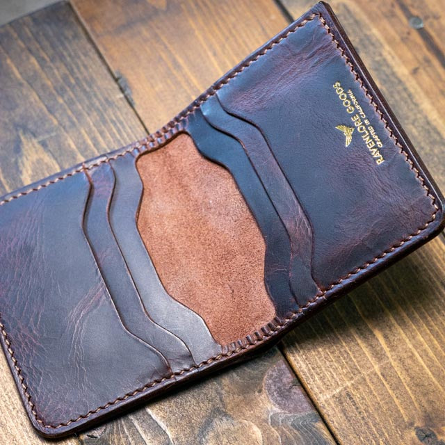 The Huginn Bifold Wallet - Tobacco Wax Pull-Up