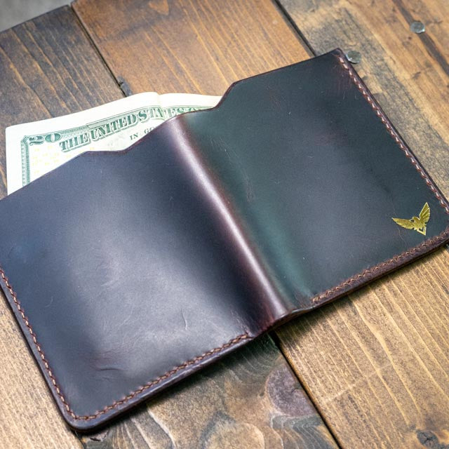 The Huginn Bifold Wallet - Tobacco Wax Pull-Up