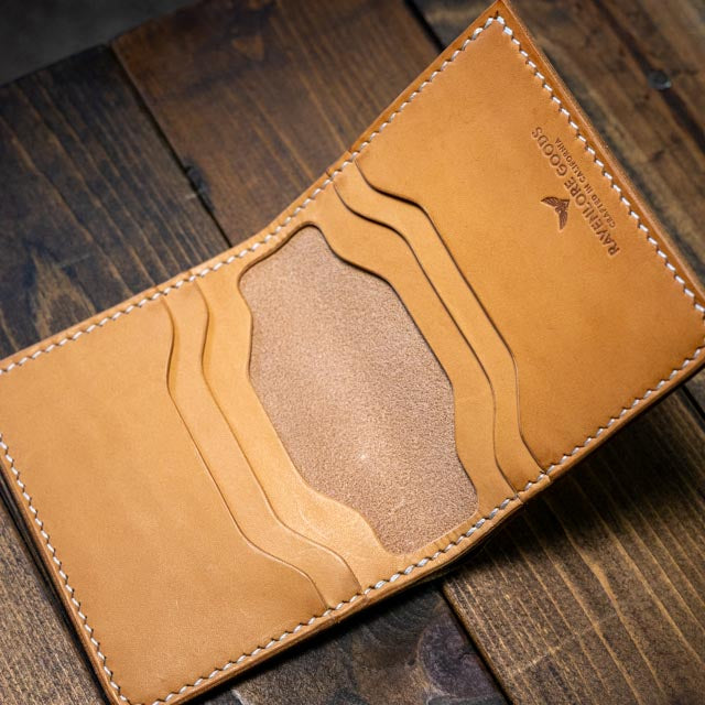 The Huginn Bifold Wallet - Natural Smooth