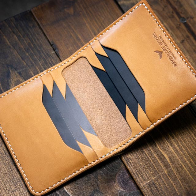 The Huginn Bifold Wallet - Natural Smooth