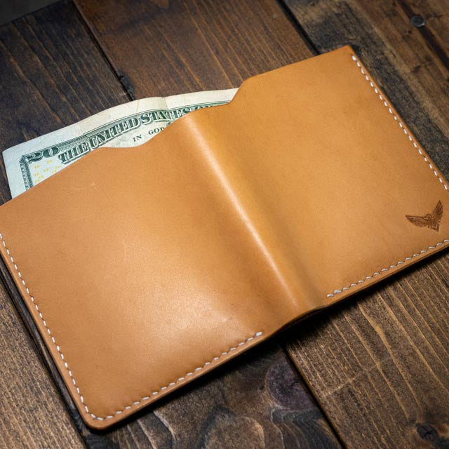 The Huginn Bifold Wallet - Natural Smooth