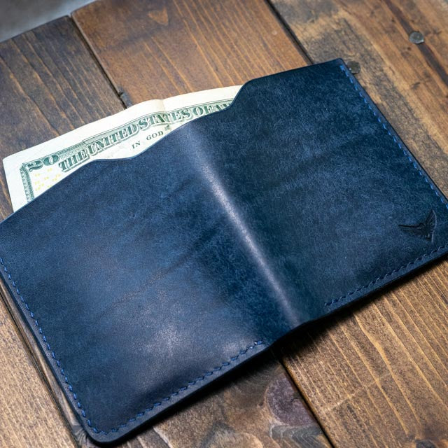 The Huginn Bifold Wallet - Navy Pueblo