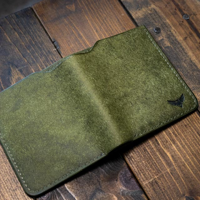 The Huginn Bifold Wallet - Olive Pueblo