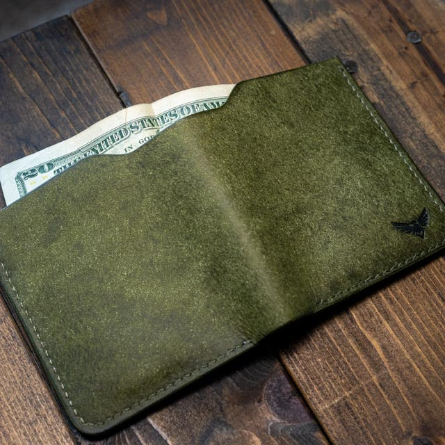 The Huginn Bifold Wallet - Olive Pueblo