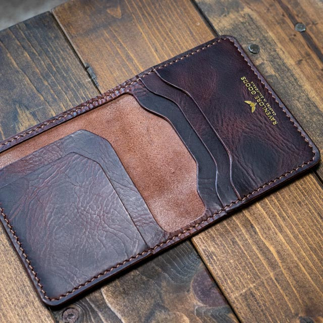 The Muninn Bifold Wallet - Tobacco Wax Pull-Up