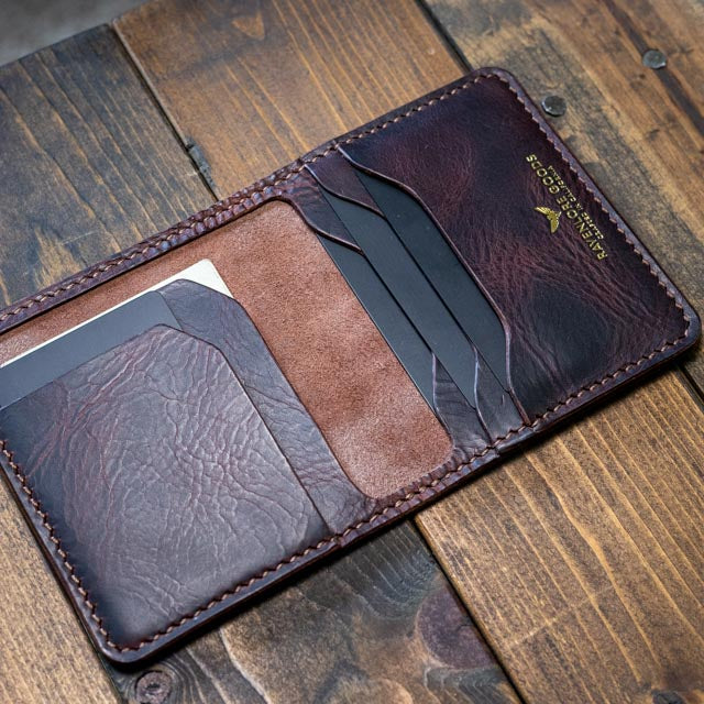 The Muninn Bifold Wallet - Tobacco Wax Pull-Up