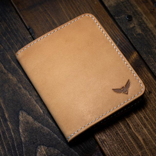 The Muninn Bifold Wallet - Natural Smooth