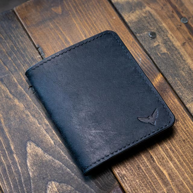 The Muninn Bifold Wallet - Black Pueblo