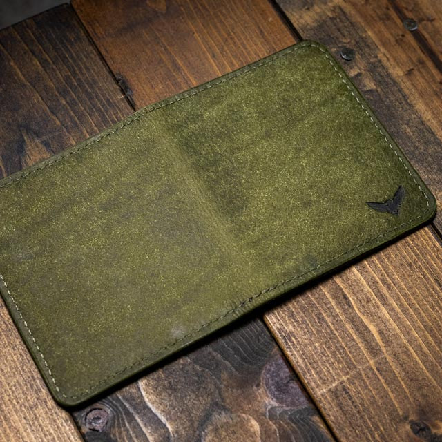 The Muninn Bifold Wallet - Olive Pueblo