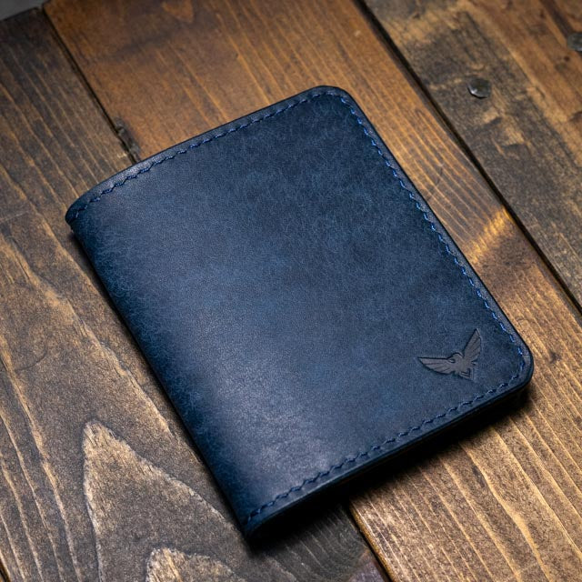 The Muninn Bifold Wallet - Navy Pueblo