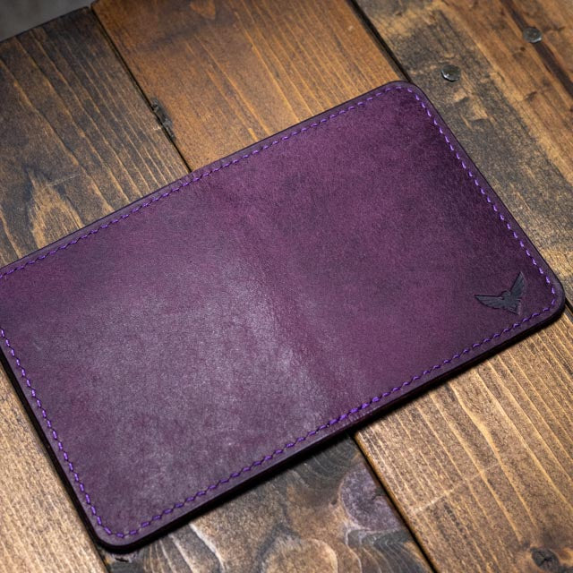 The Bran Vertical Wallet - Violet Pueblo