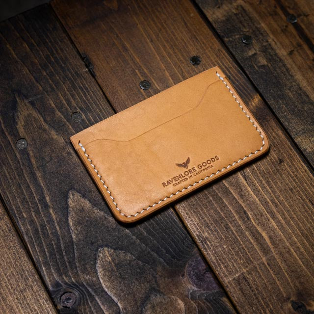 The Morrigan Card Holder - Natural Smooth