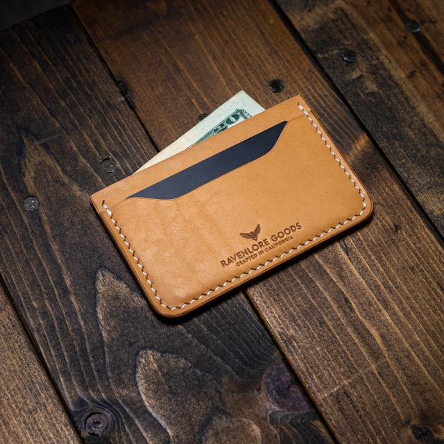 The Morrigan Card Holder - Natural Smooth