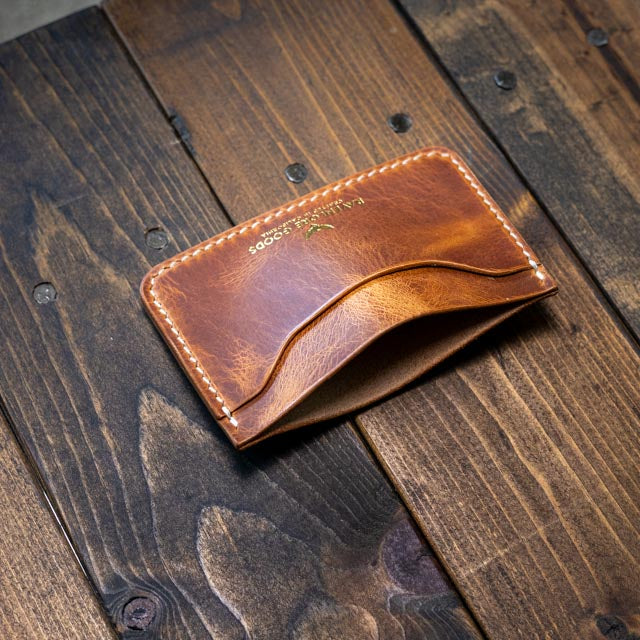 The Morrigan Card Holder - Natural Wax Pull-Up