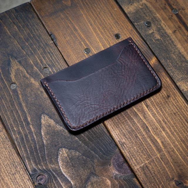 The Morrigan Card Holder - Tobacco Wax Pull-Up