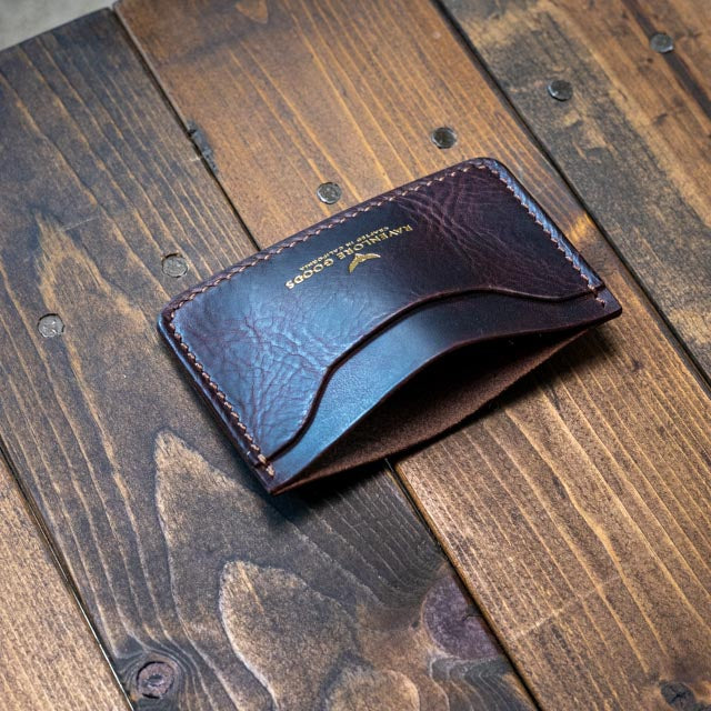 The Morrigan Card Holder - Tobacco Wax Pull-Up