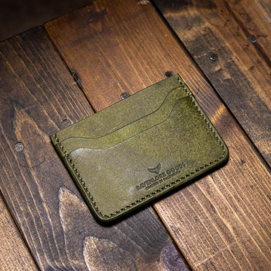 The Morrigan XL Card Holder - Olive Pueblo