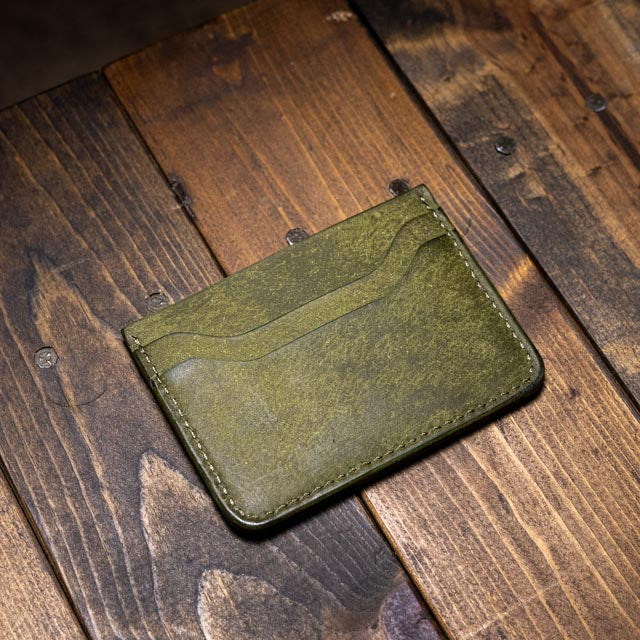 The Morrigan XL Card Holder - Olive Pueblo