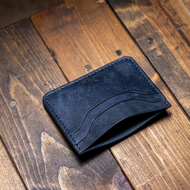 The Morrigan XL Card Holder - Navy Pueblo