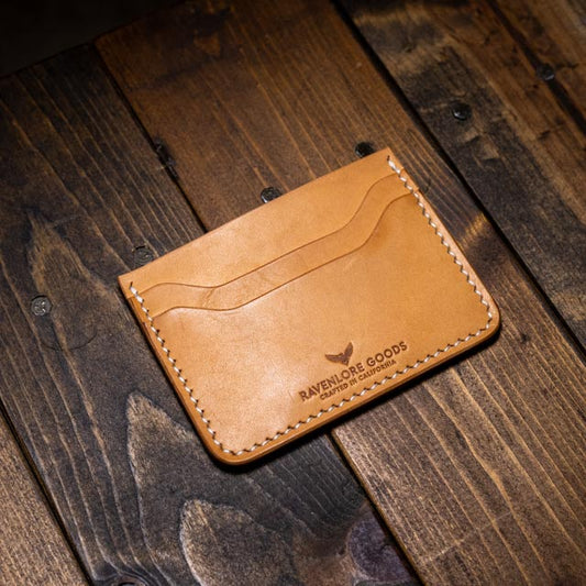 The Morrigan XL Card Holder - Natural Smooth