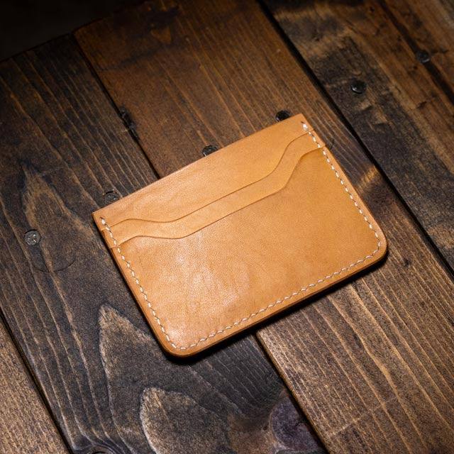 The Morrigan XL Card Holder - Natural Smooth