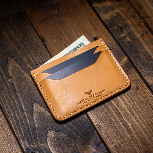 The Morrigan XL Card Holder - Natural Smooth