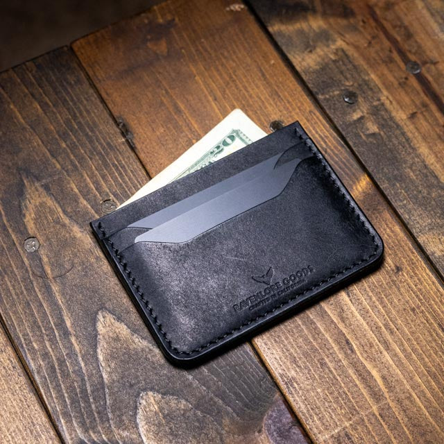 The Morrigan XL Card Holder - Black Pueblo